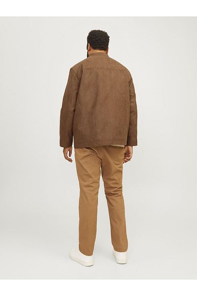 Jack & Jones Plus Kunstlederjacke Plus Kunstlederjacke