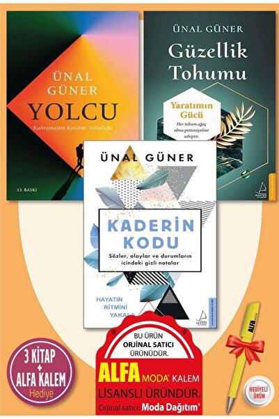 Destek Yayınları Yolcu + Güzellik Tohumu Yaratımın Gücü + Kaderin Kodu (ünal ...
