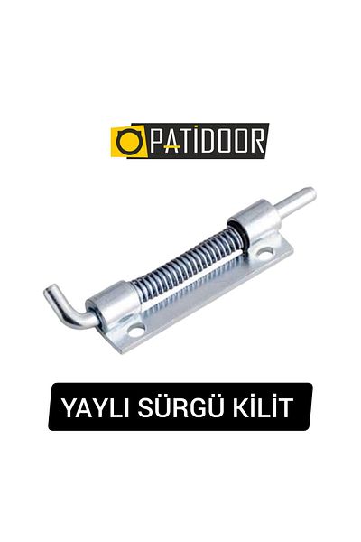 PATİDOOR قفل ديدبولت محمل بنابض