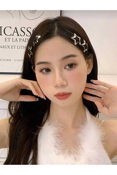 PlnDesign Γυαλιστερές μεταλλικές φουρκέτες σε σχήμα αστεριού - Σετ 10 τεμαχίω...