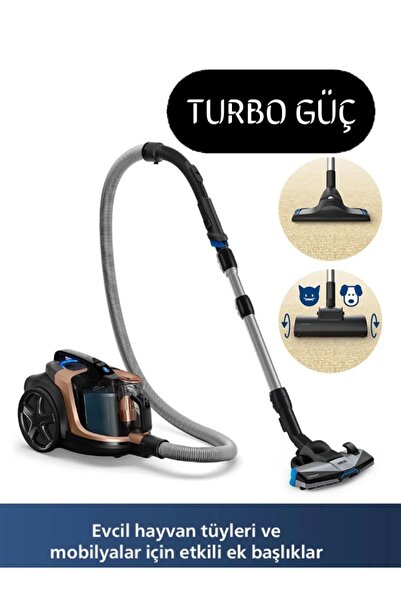 Philips Dijital Kontrol Olağanüstü Çekiş Gücü, Superturbo Başlık Marathon Toz...