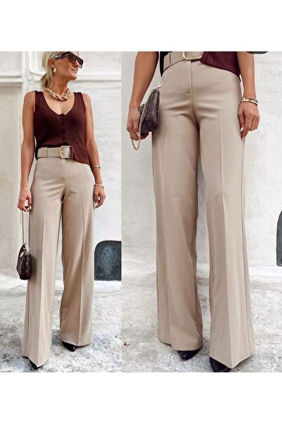 viyan butik Belted Wide Leg Pants