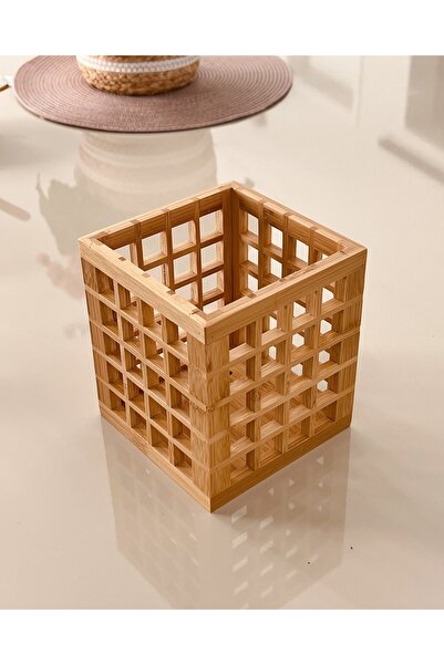 senal ticaret Bambu Kare Kaşıklık, Bambu Dekoratif Kutu