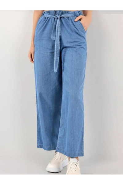 BERNEO Salaş Geniş Paça Tesettür Alt