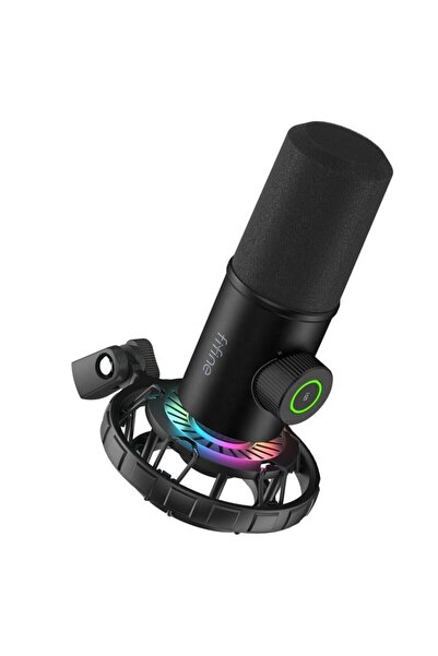 Fifine K658 Usb Mikrofon Rgb Yayıncı Bilgisayar Mikrofonu.