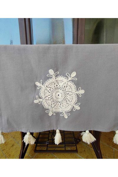 denizli hatırası 50x130 cm Runner din țesătură Buldan brodat personalizat