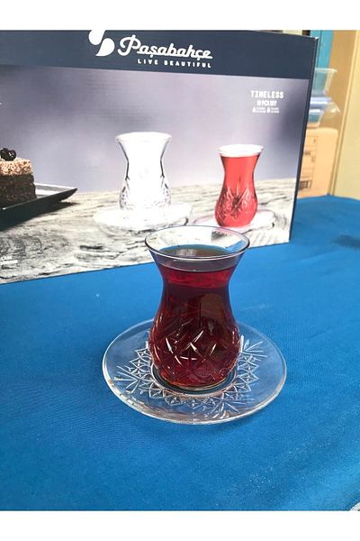 Paşabahçe Timeless 12 Piece Tea Set Thin Waist 96992