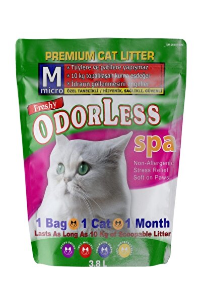 Odorless Mıcro Kedi Kumu 3,8 L - 1 Aylık Paket