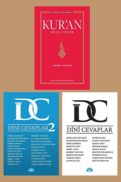 İstanbul Yayınevi Kur’an Meal Tefsir / Dini Cevaplar 1-2 (3 KİTAP SET)
