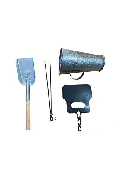 mobilreyon Mangal Aksesuar Seti 4 Parça , Kürek- Köz Maşası - Yelpaze - Ateş ...