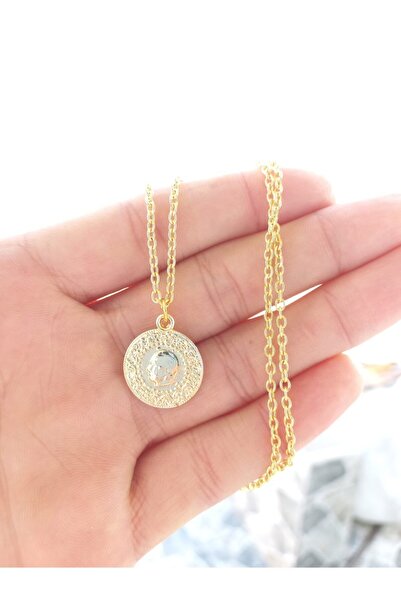 special Sahte Çeyrek Altın Kolye Gold