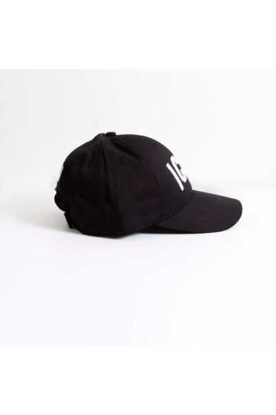 SYT Unisex Black Icon Printed Embossed Hat