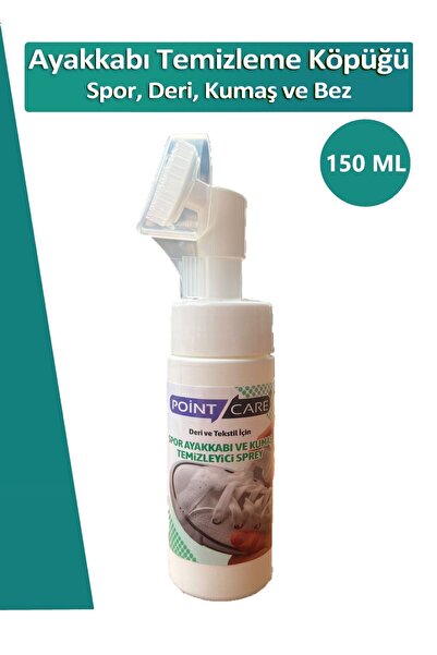 Point Care Spor Ayakkabı Deri Ve Kumaş Temizleme Köpüğü 150 ml Temizleme Köpuğü