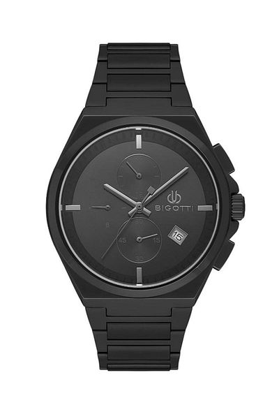 Bigotti Bg.1.10575-4 Steel Plated Functions Active Black Men's Wristwatch