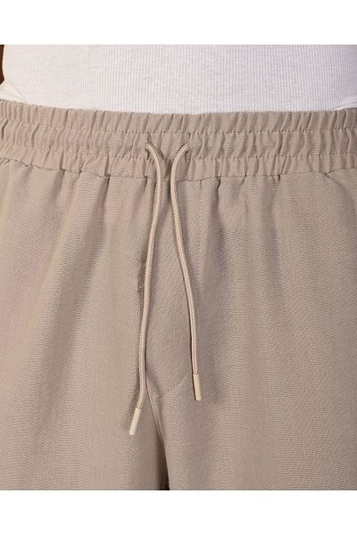 İLKCET MODA Ανδρικό λινό παντελόνι - Κανονική εφαρμογή
