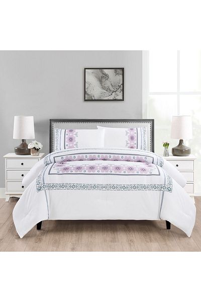 In House Hissar | 4 Pieces Summer Comforter Set - King - 260x240 cm - Multicolor