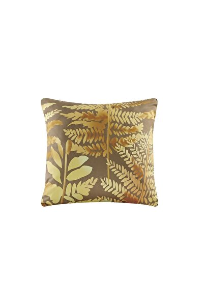 In House Tulane | 8 Pieces Comforter Set - King - 260x240 cm - Light Brown & Gold