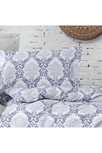 In House Dany | 8 Pieces Ranforce Cotton Comforter Set - King - 260x240 cm - 2856 - Grey