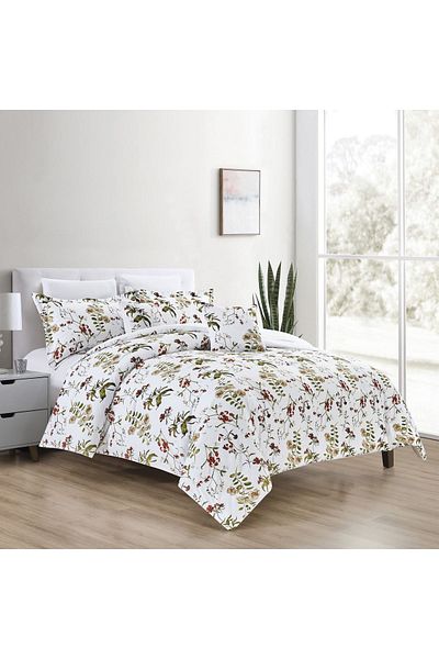 In House Zahra | 8 Pieces Comforter Set - King - 260x240 cm  - Multicolor