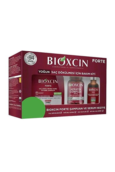 Bioxin Forte Yoğun Saç Dökülmesi İçin Bakım Kiti - Diş Beyazlatıcı Köpük Hediye