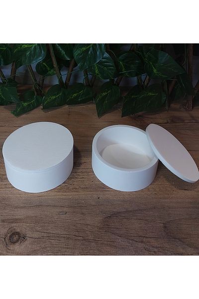 Porta blu Concrete Round Designed - Multi-purpose Organizer Box with Lid