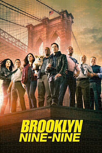Jeronkarji Brooklyn Nine-Nine (2013) Film Posterinin 1000 Parça Puzzle Yapboz