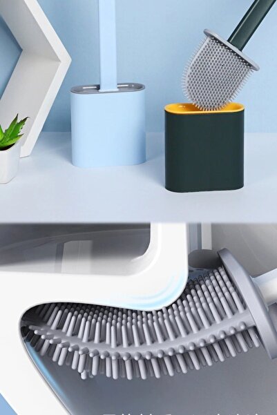 ÖzSima Perie igienică inteligentă din silicon pentru toaletă, chiuvetă, vas d...