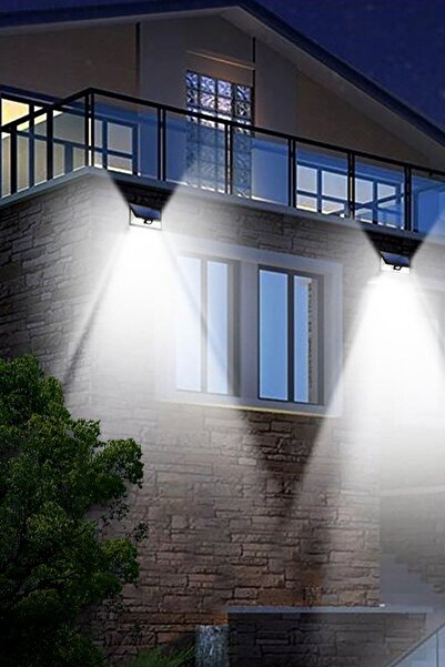 TechnoStation Hareket Sensörlü Güneş Enerjili Led Aydınlatma Dış Mekan Bahçe ...