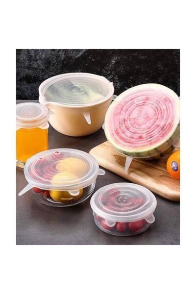 BigSale مجموعة من 6 أغطية قابلة للتمدد من السيليكون قابلة للغسل، مناسبة لفرن ...