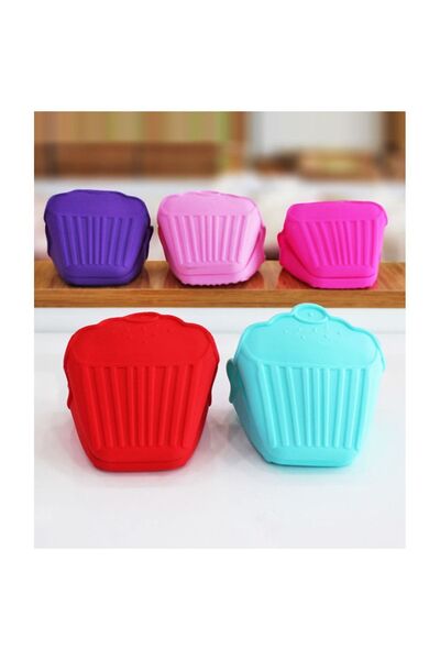 HERFİE Insulated Non-Slip Silicone Oven Glove Heat Microwave Oven Pot Tray Holder