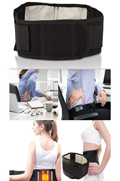 ÖzSima Rahatlatıcı Bel Destekleyici Isıtıcılı Korse Manyetik Destek Korsesi K...