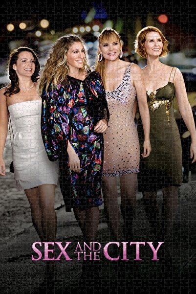 Jeronkarji Sex and the City (2008) Film Posterinin 1000 Parça Puzzle Yapbozu