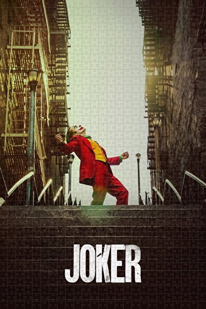 Jeronkarji Joker (2019) Sürüm 1 Film Posterinin 1000 Parça Puzzle Yapbozu