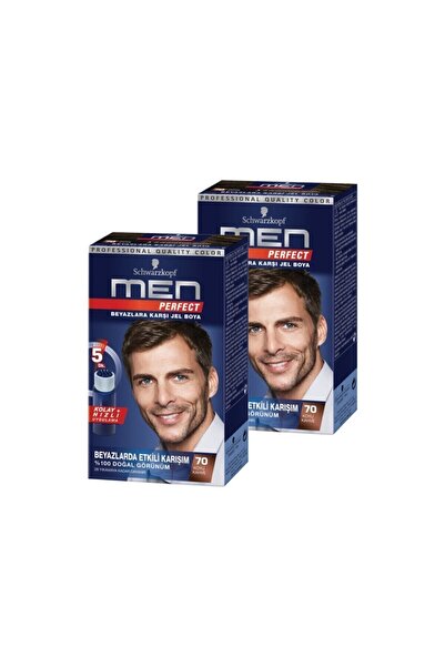 Schwarzkopf Men Perfect 70 Koyu Kahve 2 Li