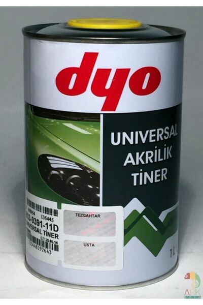 Dyo Universal Akrilik Tiner 1 lt