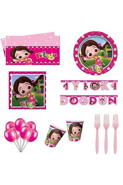 Mini Parti 8 Winter Niloya Mini Party Store Party Set