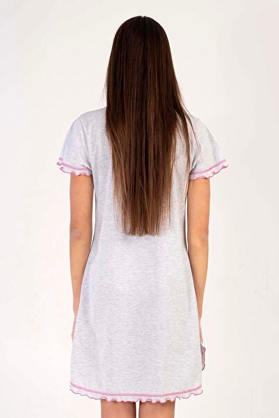 VİENETTA Women's Short Sleeve Nightgown - 302001