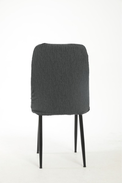 Mirayra Tekstil Oval Sandalye Uyumlu, Jakarlı, Lastikli, Yıkanabillir Sandalye Kılıfı