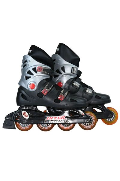 LRS STORE Adult Large Roller Skates Size 45 Metal Base Single Row Silicone Roller Skates