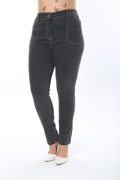 SERRA BÜYÜK BEDEN Plus Size Stretch Trousers