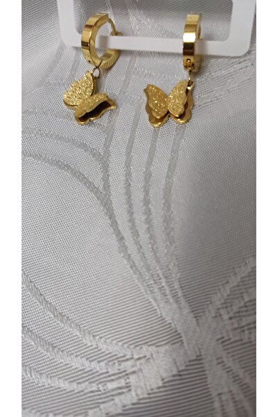 stainles steel ÇELİK KÜPE UÇAN KELEBEKLER