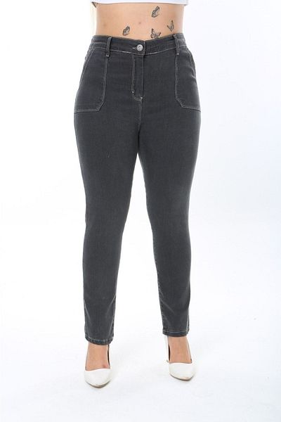 SERRA BÜYÜK BEDEN Plus Size Stretch Trousers