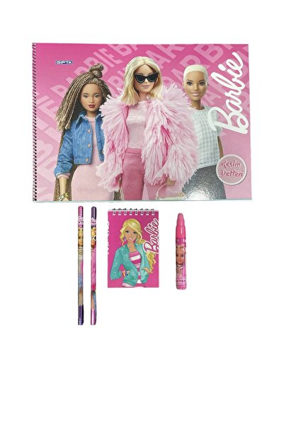 Barbie Kırtasiye Seti ( 5 Parça )