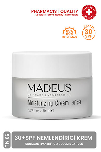 Madeus Skincare Laboratories SPF+ 30 Moisturizing Cream Güneş Korumalı Yoğun ...