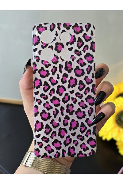 SUPER FRAME Xiaomi Redmi Note 13 Pro 5G Uyumlu Baskılı Şeffaf Telefon Kılıfı