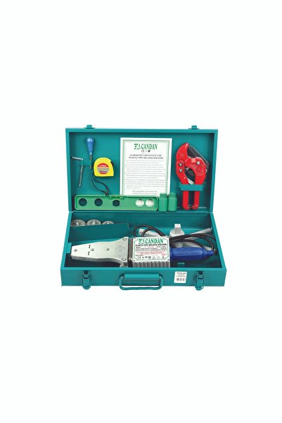 CANDAN MAKİNE Candan Profesyonel Pprc Plastik Boru Kaynak Makinesi Seti Cm-06-set
