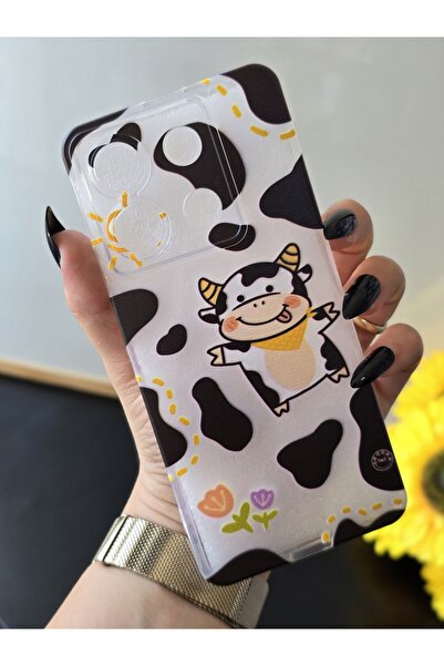 SUPER FRAME Xiaomi Redmi Note 13 Pro 5G Uyumlu Baskılı Şeffaf Telefon Kılıfı