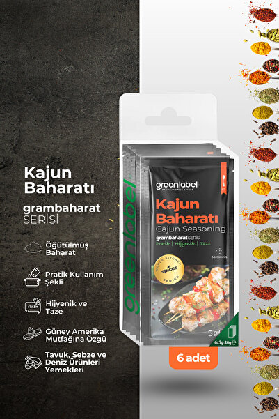 Greenlabel Kajun Baharat 30 gr