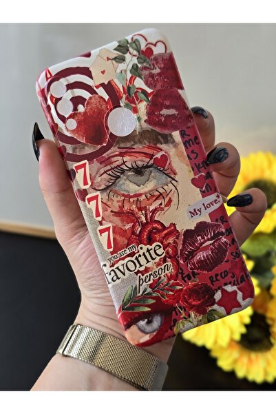 SUPER FRAME Xiaomi Redmi Note 7 Uyumlu Baskılı Şeffaf Telefon Kılıfı