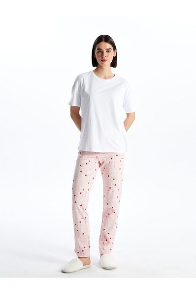 LC Waikiki Patterned Women's Pajama Bottoms - Elastic Waist